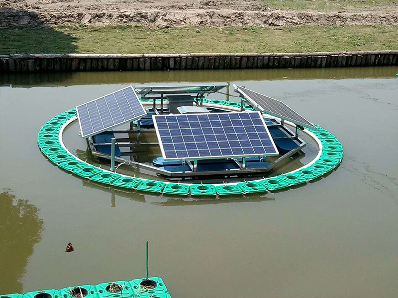 八角型太阳能曝气机