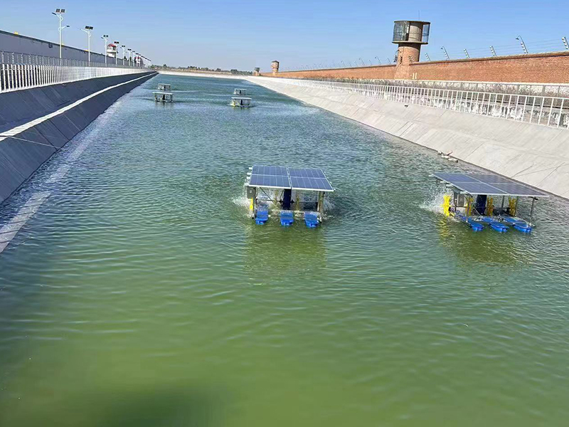 太阳能水车曝气机